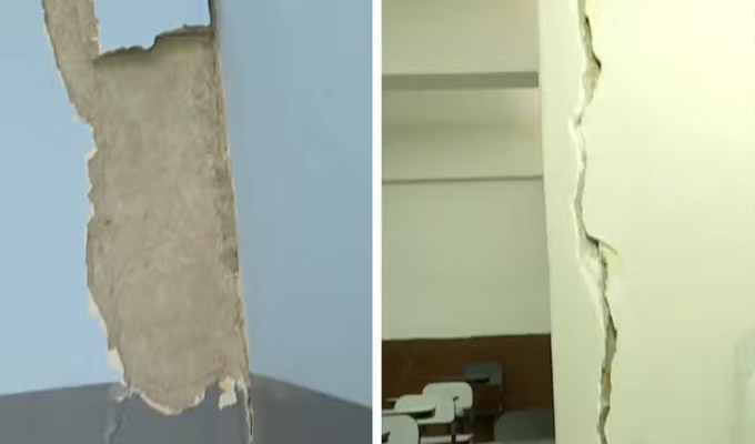 Ica: piden declarar inhabitable un pabellón de la Universidad San Luis Gonzaga tras sismo de 6.1