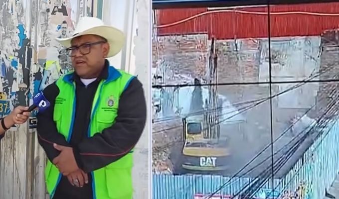 Paralizan obra en Mariano Melgar tras derrumbe que casi provoca una tragedia