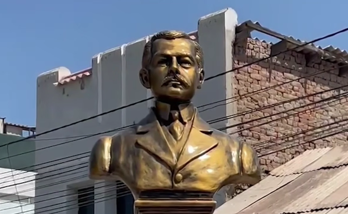 Sullana: develan busto del patriarca piurano Miguel Checa y Checa