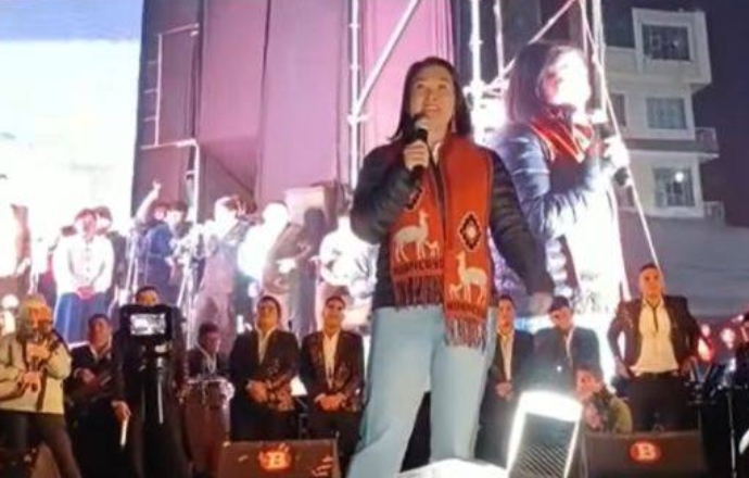 Keiko Fujimori realiza actividades de campaña en Huancayo