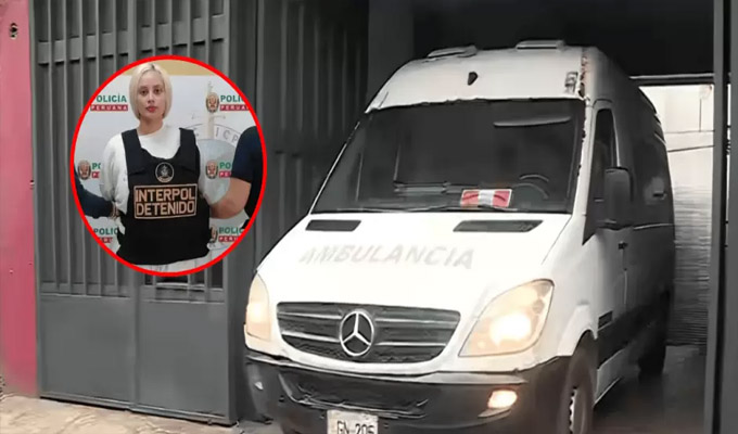 Nadeska Widausky fue trasladada al penal Ancón II donde cumplirá 9 meses de prisión preventiva