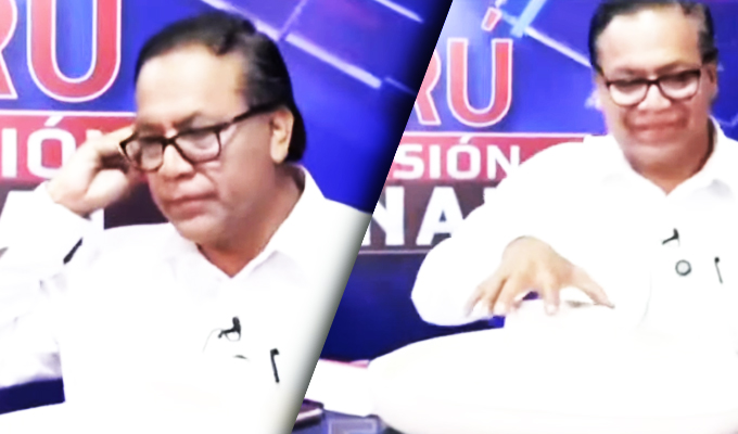 ¡Se corrió! Roberto Sánchez se levantó de su asiento y “huyó” de las preguntas de Milagros Leiva