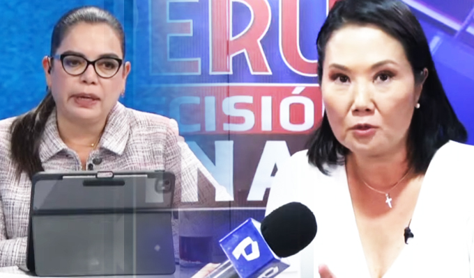 Keiko Fujimori: “En cinco años quiero entregar un Perú en paz”