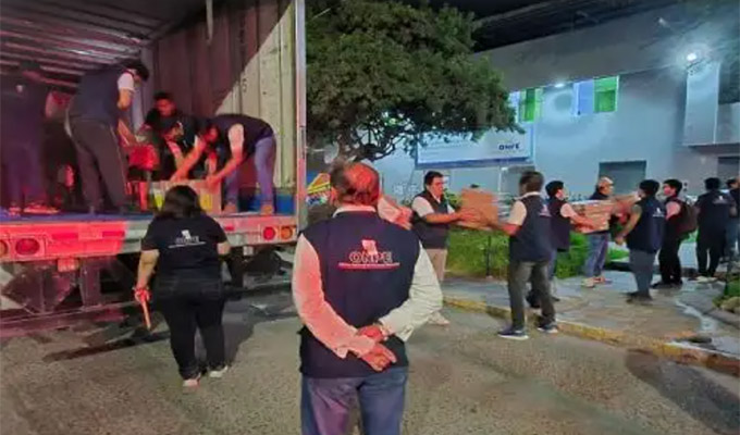 Chiclayo: bajo estrictas medidas de seguridad llega material electoral para la segunda vuelta