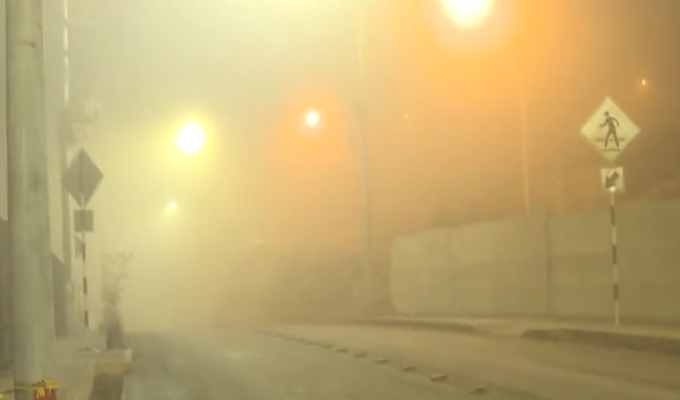 Neblina reduce visibilidad en Pasamayito y genera preocupación por posibles accidentes