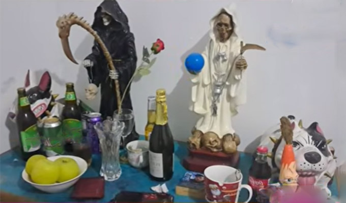Callao: extorsionadores tenían tres altares de la Santa Muerte para estar mejor “protegidos”