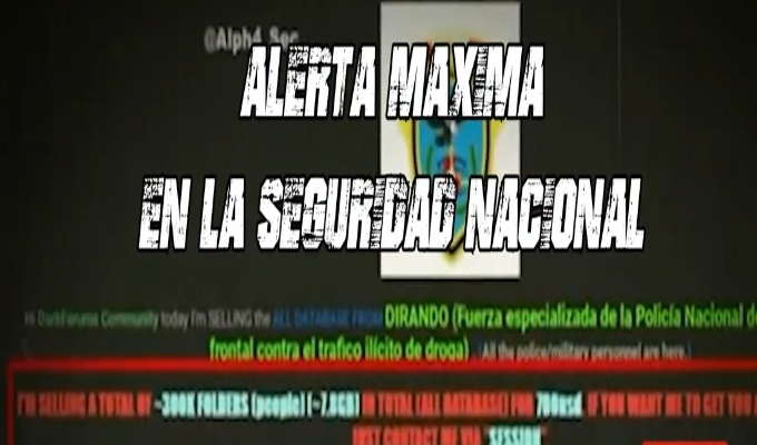 Hackean página de la Policía y ofrecen 300 mil carpetas con datos sensibles en la dark web