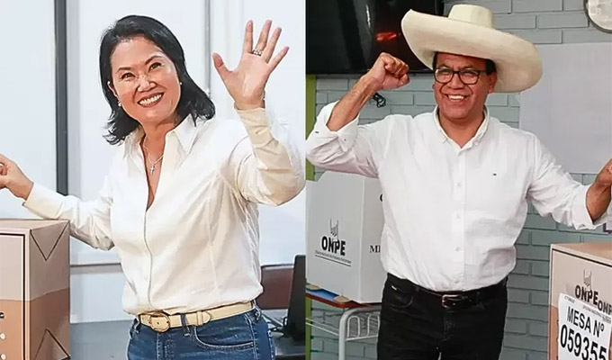 Segunda Vuelta Electoral: Keiko Fujimori y Roberto Sánchez votaron en medio de gran expectativa