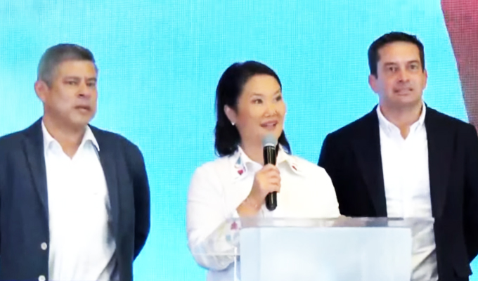 Keiko Fujimori sobre resultados del conteo rápido: “Nos encontramos en un empate técnico”