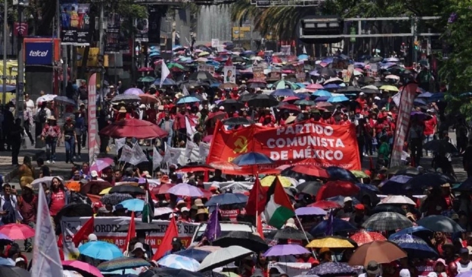 Docentes continúan protestas a pocos días del inicio del Mundial 2026