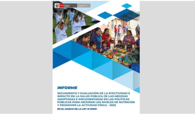 Más de 365 mil escolares fueron beneficiados con acciones para promover actividad física y alimentación saludable