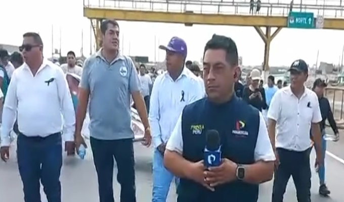 Huacho: asesinan a balazos a conductor de colectivo y más de 500 transportistas exigen justicia
