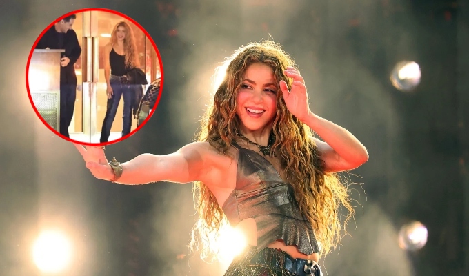 ¿Romance a la vista? Shakira es captada junto a actor mexicano
