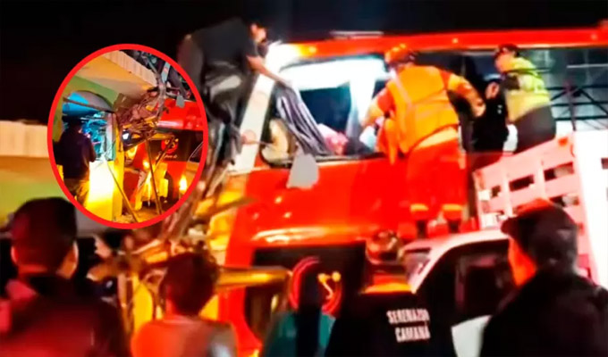 Bus se despista e impacta contra una vivienda en Arequipa: accidente deja más de 50 heridos