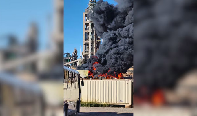 Incendio consumió almacén de Cemento Yura en Arequipa: siniestro se prolongó por más de tres horas