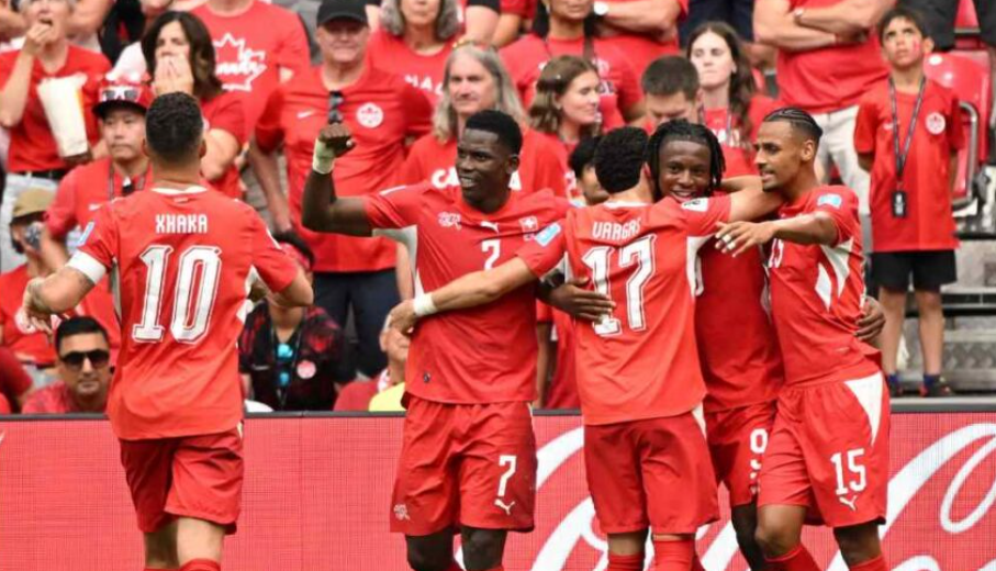 Suiza venció 2-1 a Canadá y avanzó como líder del Grupo B en el Mundial 2026
