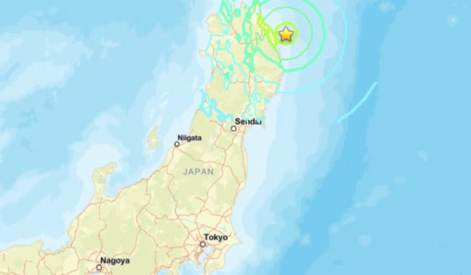 Terremoto de magnitud 6,9 sacude el norte de Japón y activa monitoreo en el Pacífico