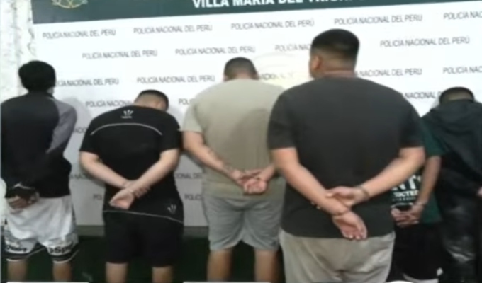 Policía desarticula red criminal dedicada a la extorsión en VMT
