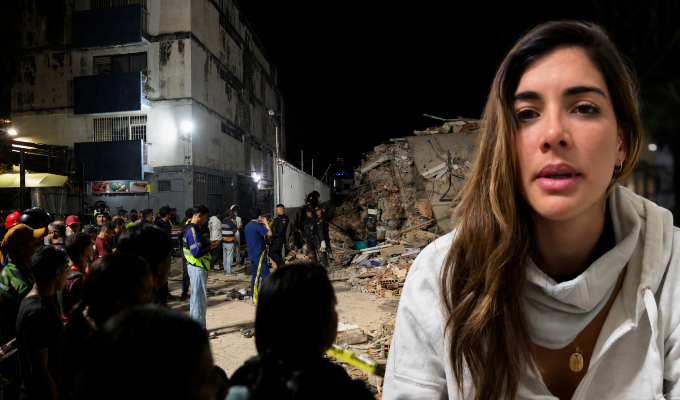Korina Rivadeneira devastada por terremotos en Venezuela: “Casi una hora sin saber nada de mi papá”