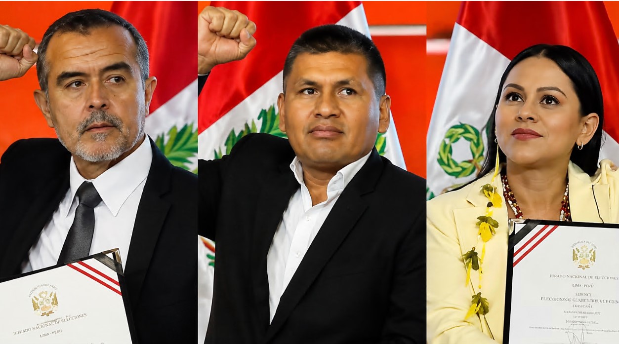 Senadores de Juntos por el Perú reciben credenciales: ¿Marcan distancia de Roberto Sánchez?
