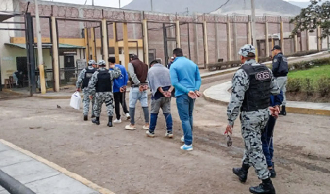 INPE: 24 reos de alta peligrosidad del penal de Huaral fueron llevados a cárceles de mayor seguridad