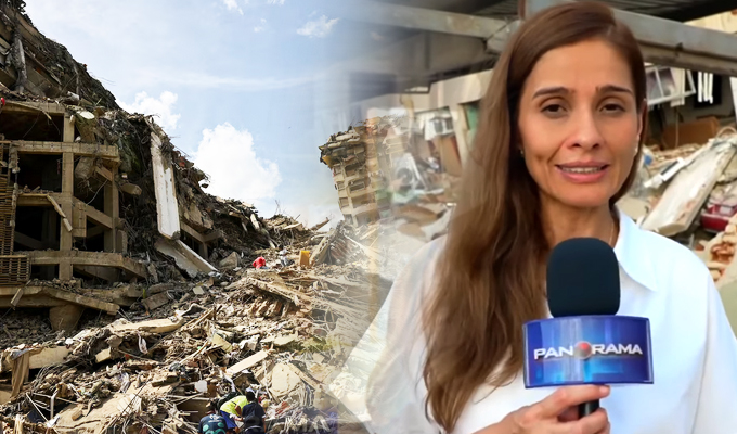 Carolina Bigott desde La Guaira: “La mayoría de edificios colapsados fueron construidos por Hugo Chávez”
