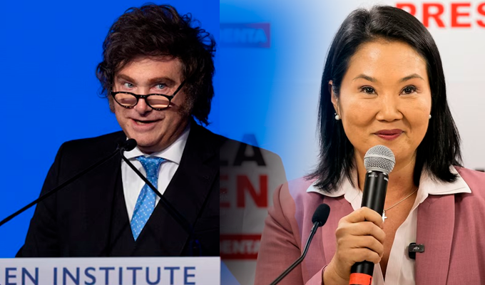 Javier Milei felicita a Keiko Fujimori tras conteo de ONPE al 100 %: “La libertad avanza en toda América”