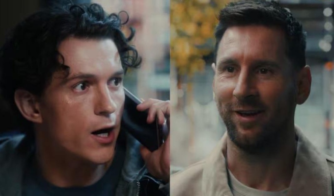 ¿Lionel Messi es un nuevo superhéroe? Así fue su encuentro con Spiderman