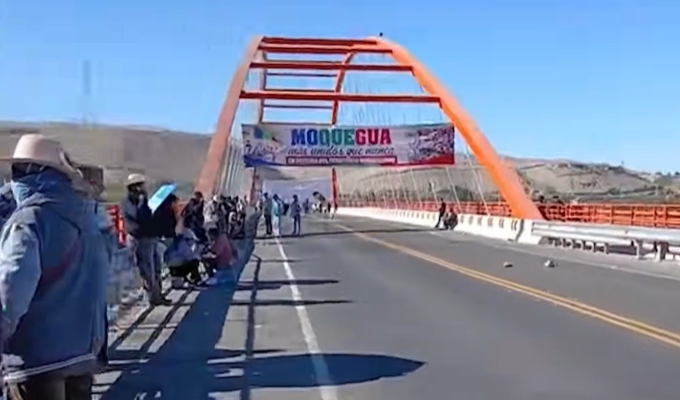 Moquegua: inician paro indefinido en rechazo a ley sobre límites territoriales con Tacna