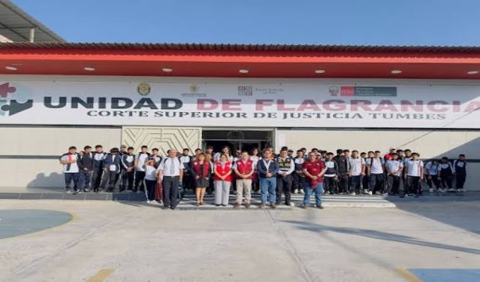 Corte de Tumbes impulsa programa educativo para prevenir el delito entre escolares