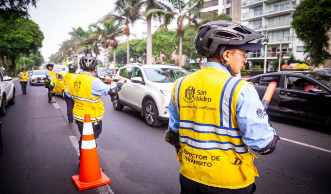 San Isidro refuerza el orden vial con más de 6 700 intervenciones en operativos de tránsito durante el 2026