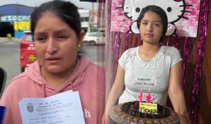 Madre busca desesperadamente a su hija de 13 años desaparecida en San Juan de Lurigancho