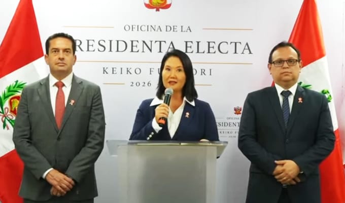 Keiko Fujimori anuncia evaluación de todos los ministerios antes de asumir el poder