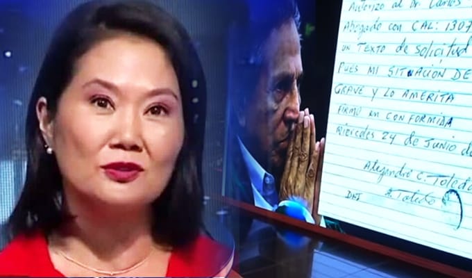 Alejandro Toledo pide un indulto y Eliane Karp hace un llamado a Keiko Fujimori: "Misericordia para mi esposo"