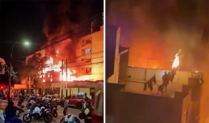 Voraz incendio redujo a cenizas un solar en Magdalena: varias familias resultaron damnificadas