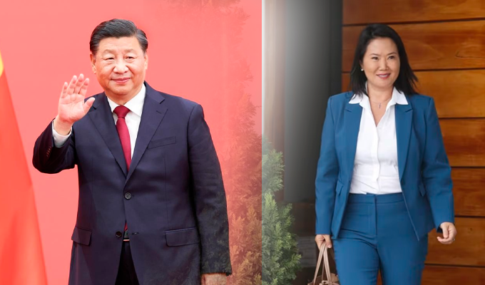Xi Jinping felicita a Keiko Fujimori tras su proclamación como presidenta del Perú