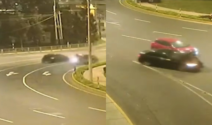 ¡Iba a toda velocidad!: conductor de auto protagoniza choque de película en La Molina