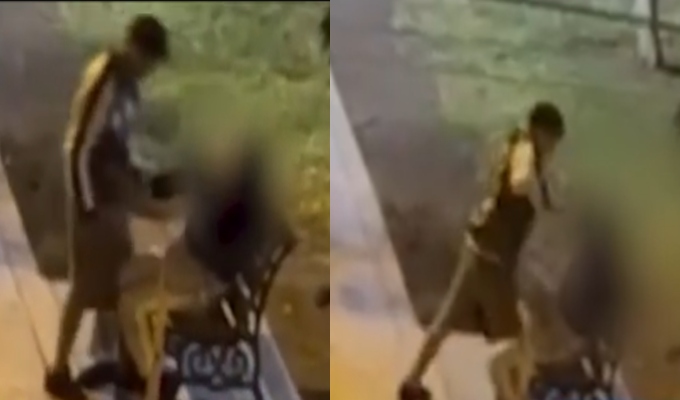 Violencia contra la mujer: sujeto agrede a su pareja en parque de SJL