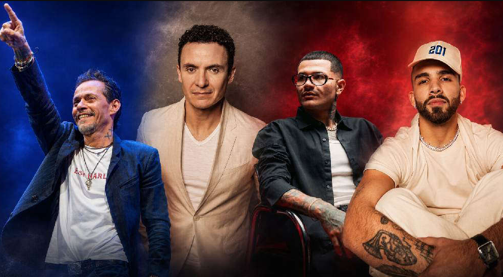 Marc Anthony, Fonseca, Manuel Turizo y Kapo se unen por primera vez en el “Happy Music Live”