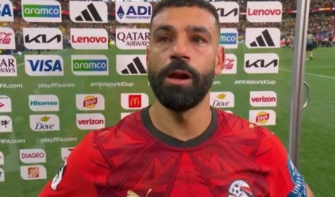 Salah reacciona a la derrota ante Argentina y lanza indirecta al arbitraje