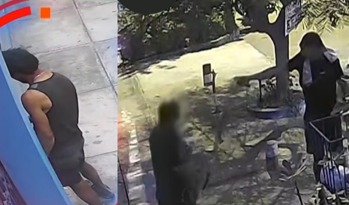Surquillo: hombre se enfrenta con bate a ladrón de adornos de bronce de las puertas