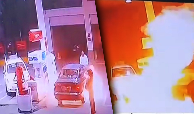 Arequipa: Incendio en grifo generó gran alarma ante temor de posible explosión