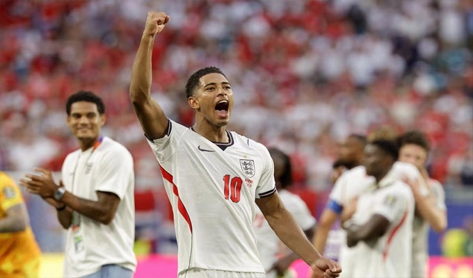 Inglaterra derrotó a Noruega con dos goles de Bellingham y sigue soñando con el título
