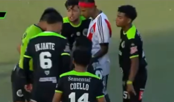 ¡Polémica en la Copa Perú! Jugador es acusado de tener una aguja en la mano durante partido