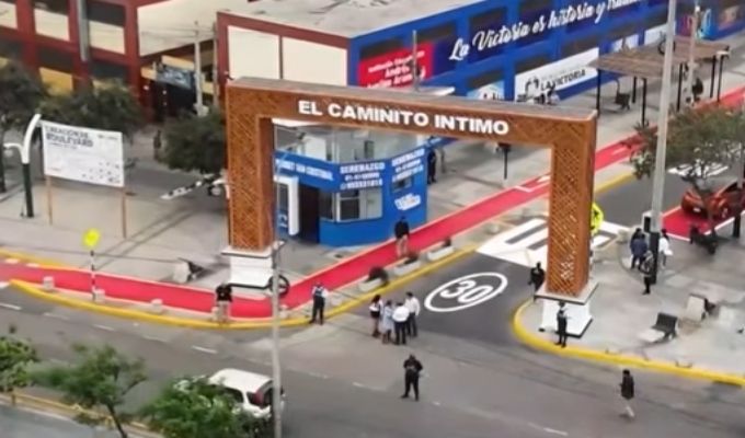 Inauguran el “Caminito íntimo”, un nuevo bulevar turístico en homenaje a Alianza Lima