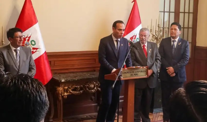 Congreso condecoró a José Jerí con la medalla de Gran Cruz: ceremonia se realizó en privado