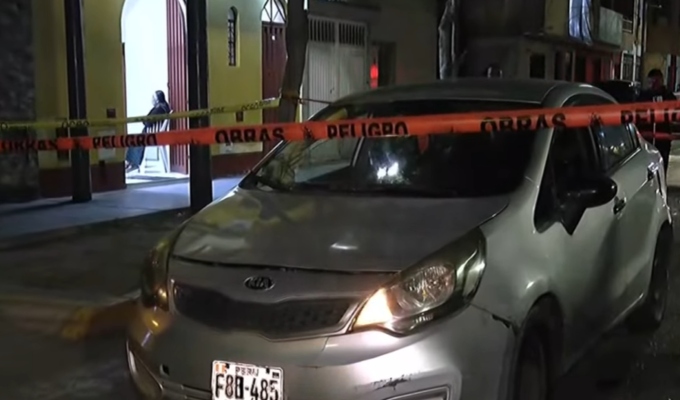 Balean a conductor cerca de una iglesia en el Callao