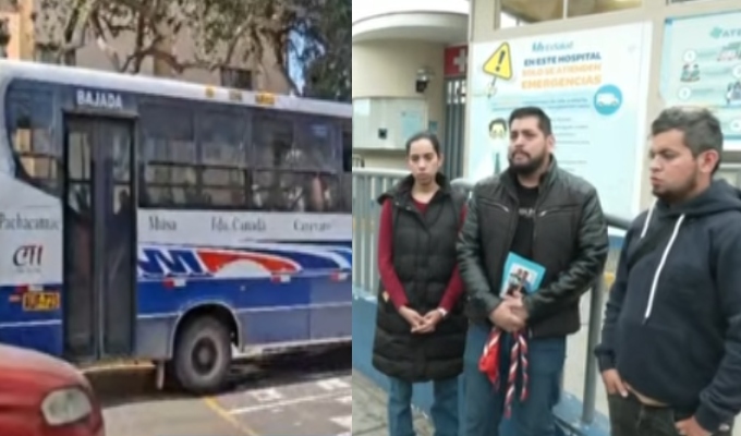 Hospital Rebagliati: padre de familia en UCI tras bajar de bus de transporte público