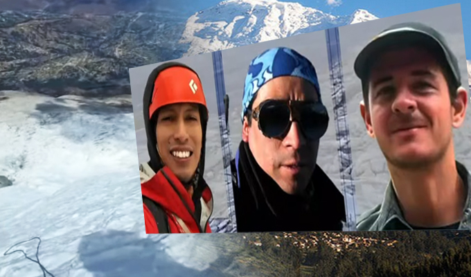 Búsqueda de los tres peruanos perdidos en el Huascarán: cámara de Panorama en la Cordillera Blanca