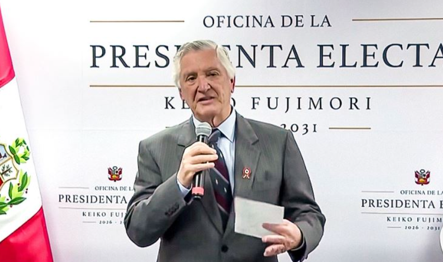 Canciller Carlos Pareja se reúne con Keiko Fujimori y confirma asistencia de mandatarios a la toma de mando